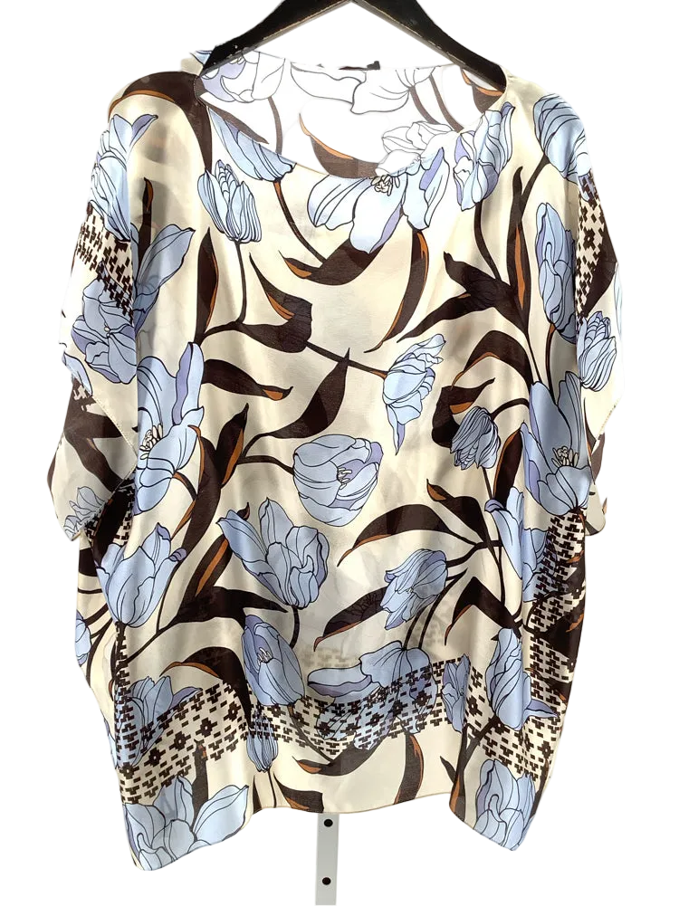 Seventy Venezia Size M Blue Multi Shirt