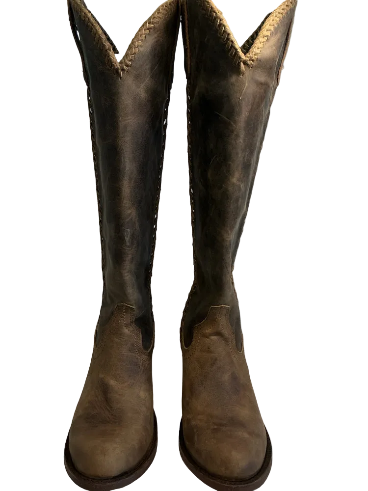 Lane Shoe Size 6.5 Brown Plain Jane Boots