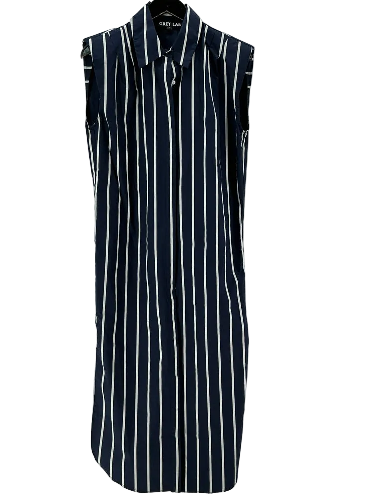 Grey Lab Size S Navy & white Dress