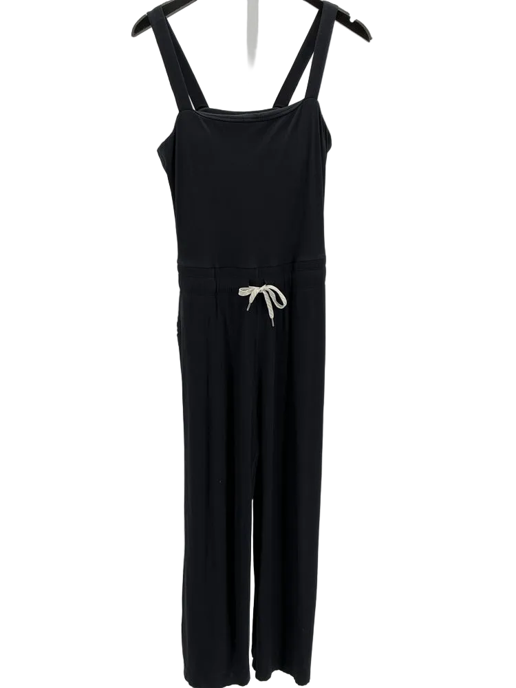 vuori Size L Black Pose Scoop Jumpsuit