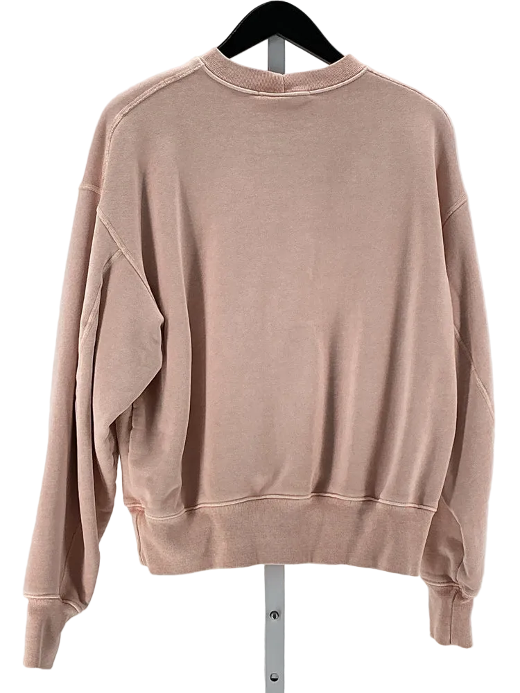 SLVRLAKE Size XS Peach Sweatshirt