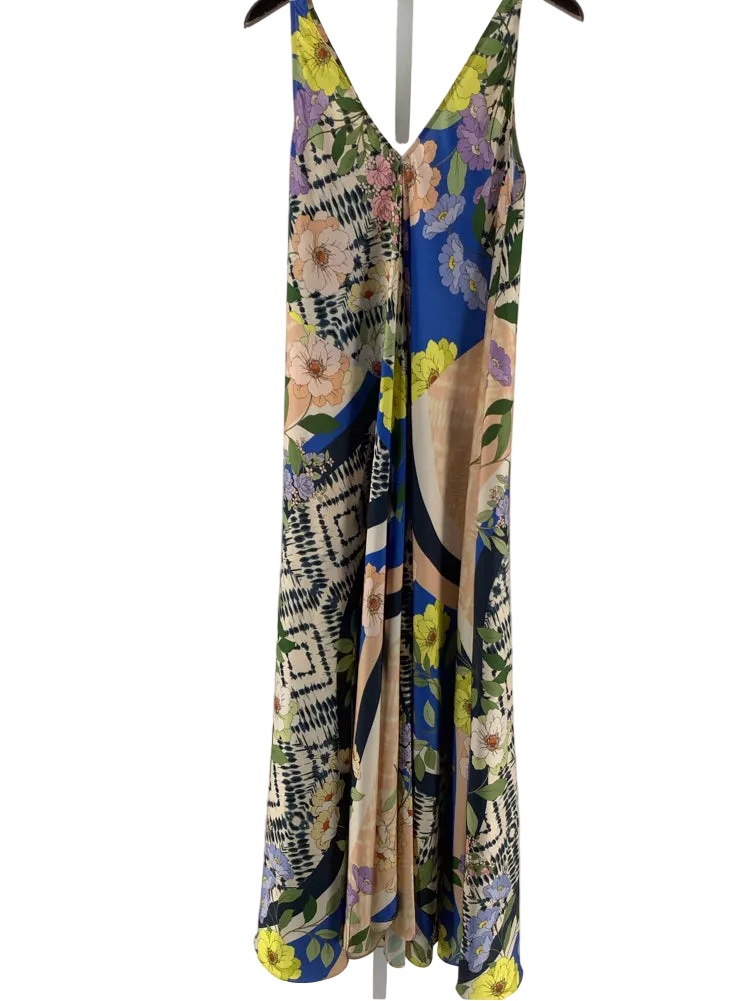 Misa Size M/L Blue Multi Notta Dress