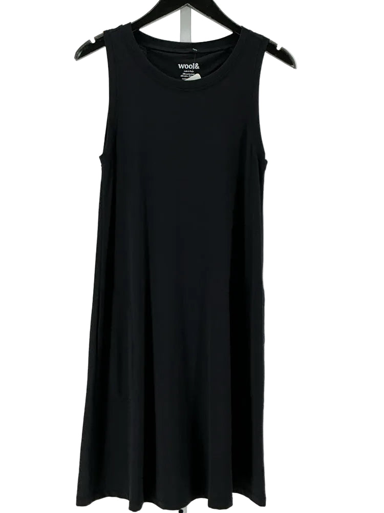 wool& Size S Black Dress