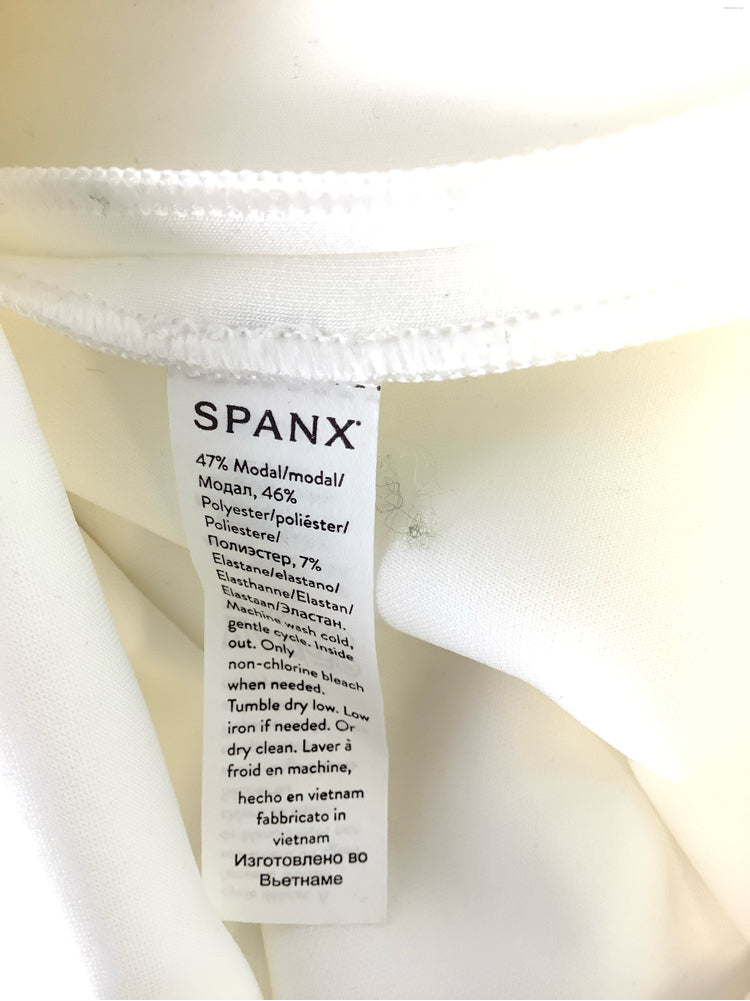 Spanx Size XL White Sweatshirt