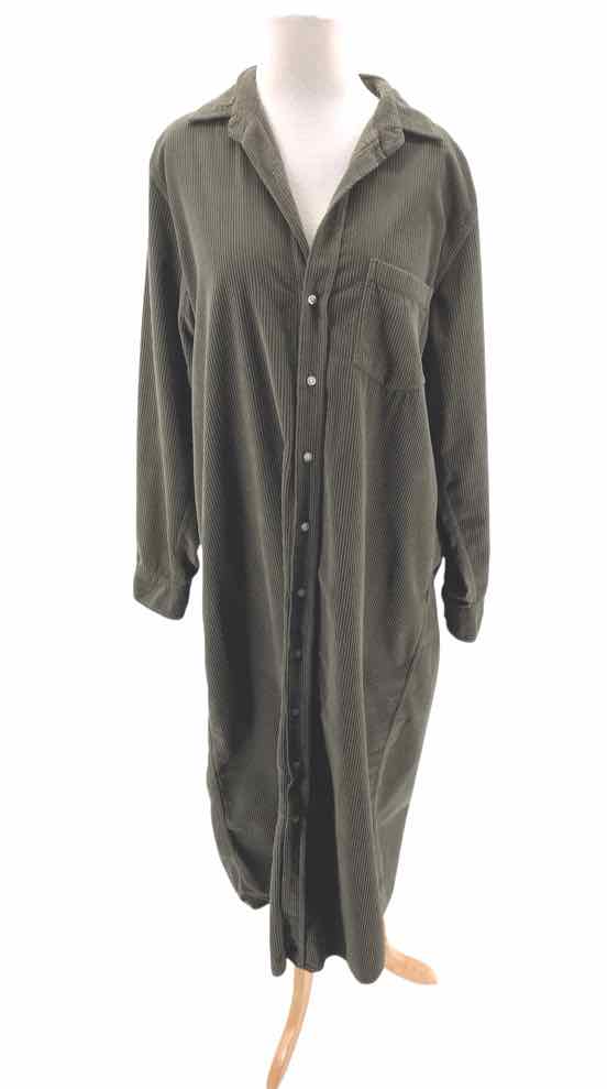 Frank & Eileen Size L Olive Dress