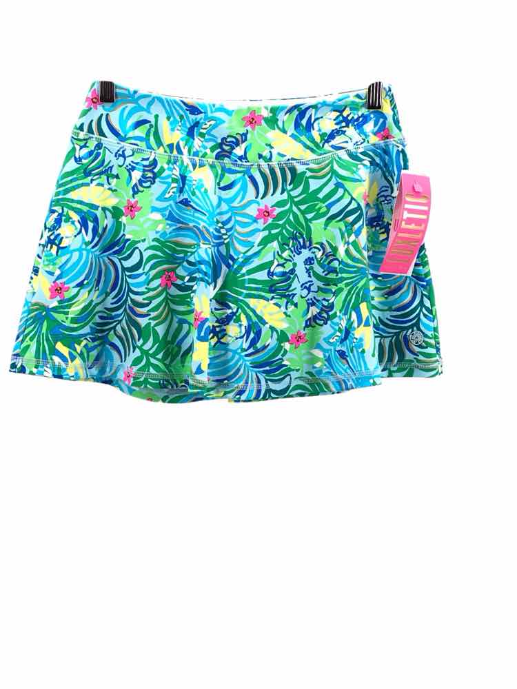 Lilly Pulitzer Luxletic Size XS Blue Multi Skort