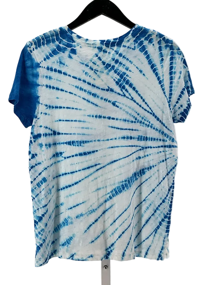 Goldie Size M Blue & White T-shirt