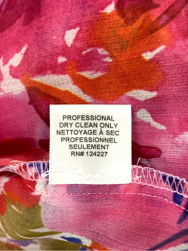 Misa Size M Pink multi Maria Shirt