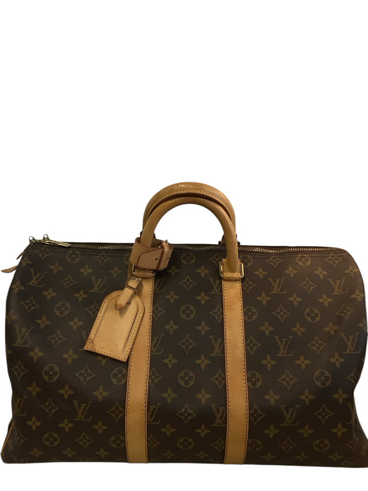 Louis Vuitton Monogram Keepall 45 Handbags