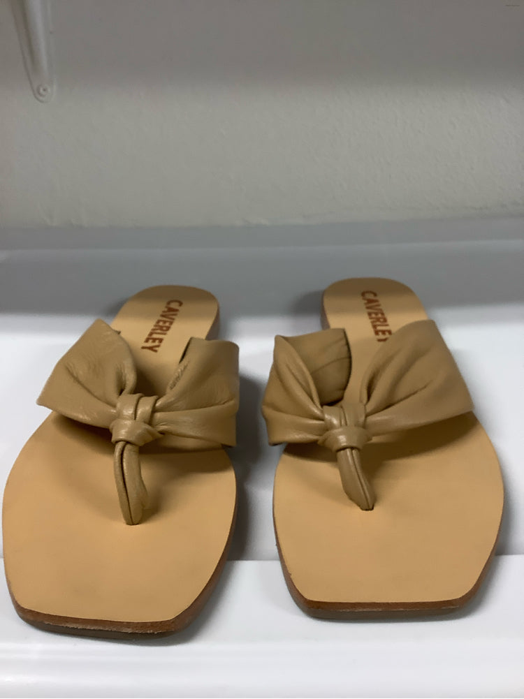 Caverley Shoe Size 11 Tan Jules Flip Flops