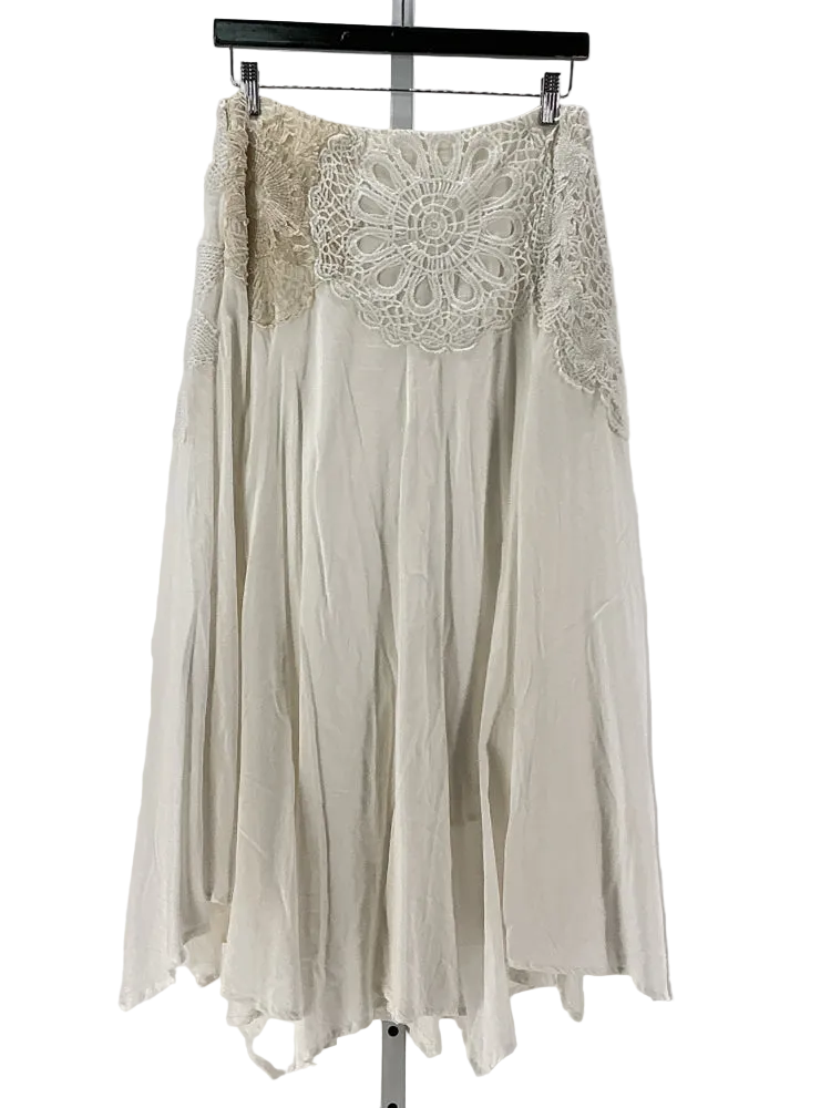 by anthropologie Size 2 White Skirt