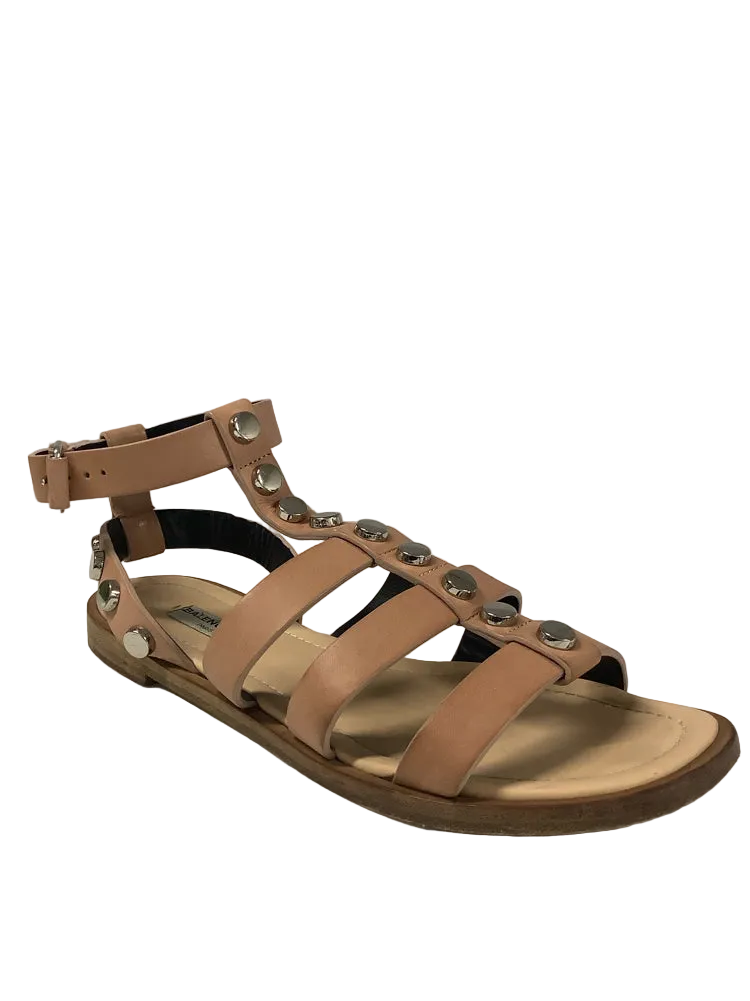 Balenciaga Shoe Size 8 Tan Sandals