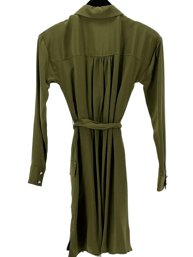 Intermix Size 00 Green Dress