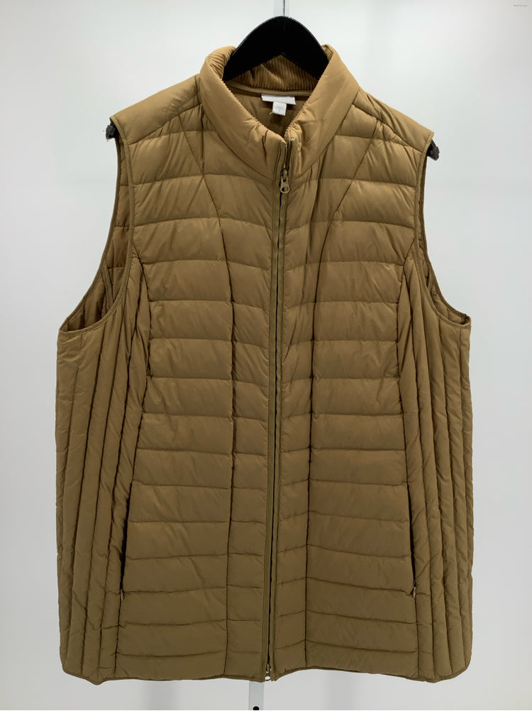 JJill Size 2X Tan Vest