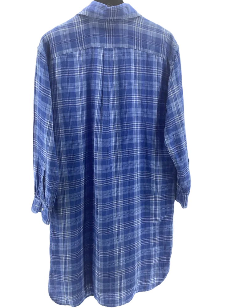 Polo Ralph Lauren Size 8 Blue & White Dress