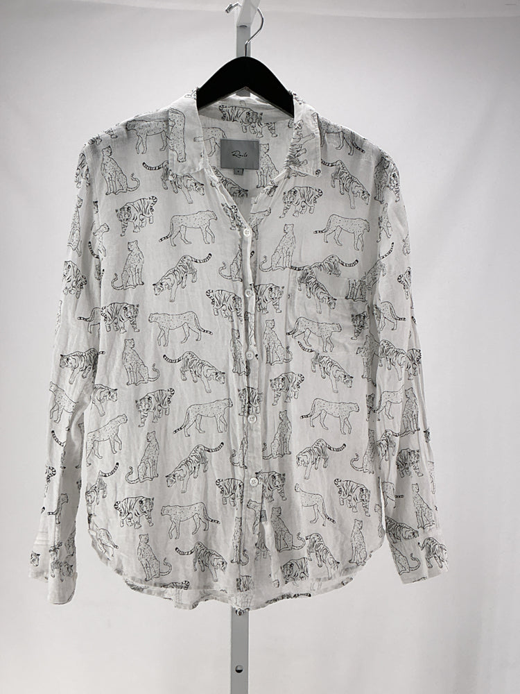 Rails Size S White & black Shirt