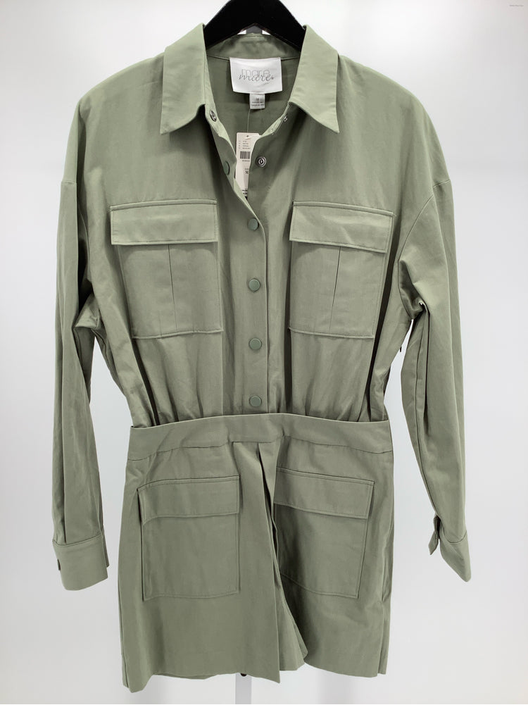 Mare Mare Size M Green Utility Romper