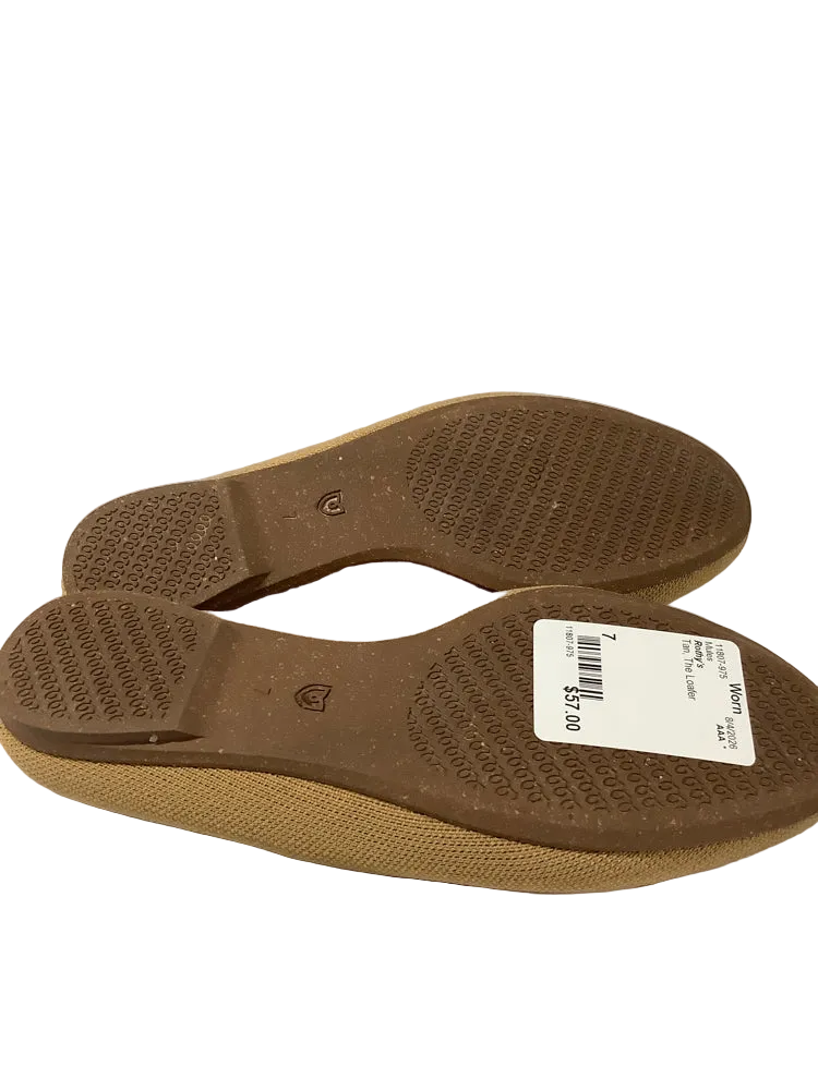 Rothy's Shoe Size 7 Tan The Loafer Mules