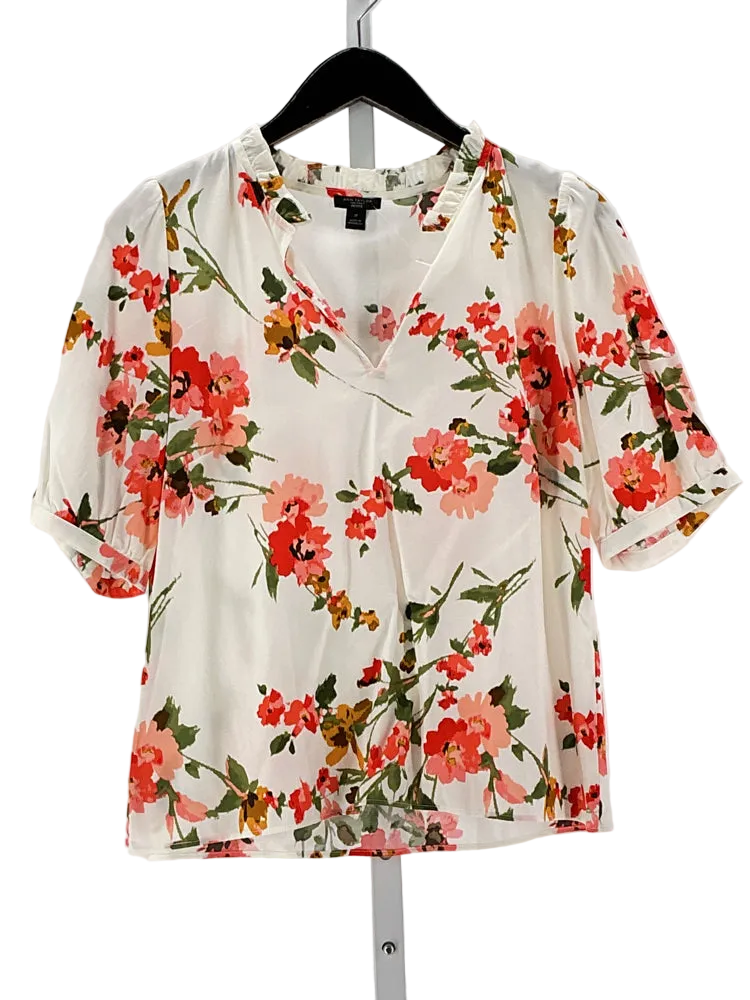 Ann Taylor Size SP White multi Shirt