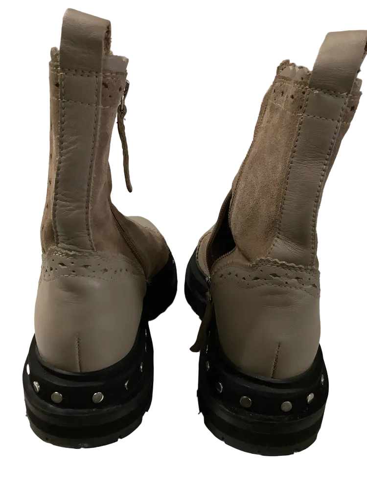 Free People Shoe Size 8 Gray Booties