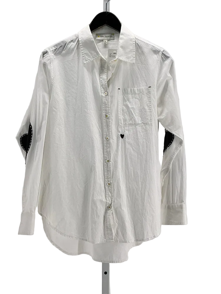 Kerri Rosenthal Size M White Mia Shirt