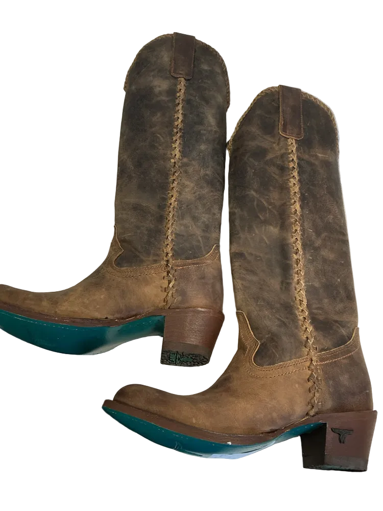 Lane Shoe Size 6.5 Brown Plain Jane Boots