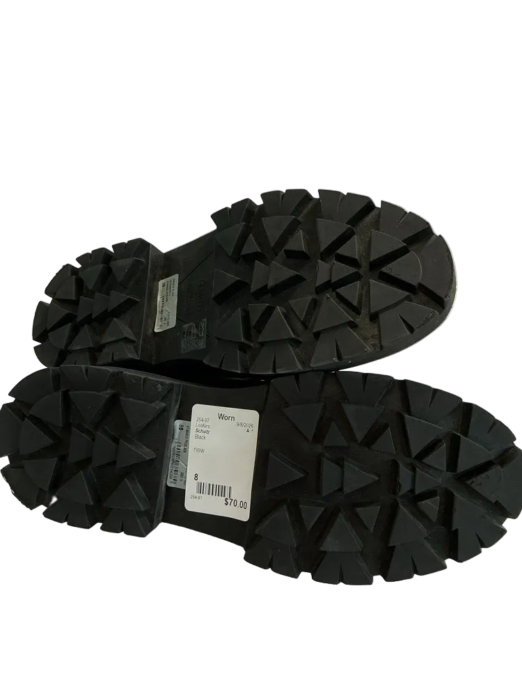 Schutz Shoe Size 8 Black Loafers