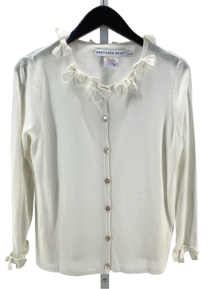 Gretchen Scott Size L Cream Sweater