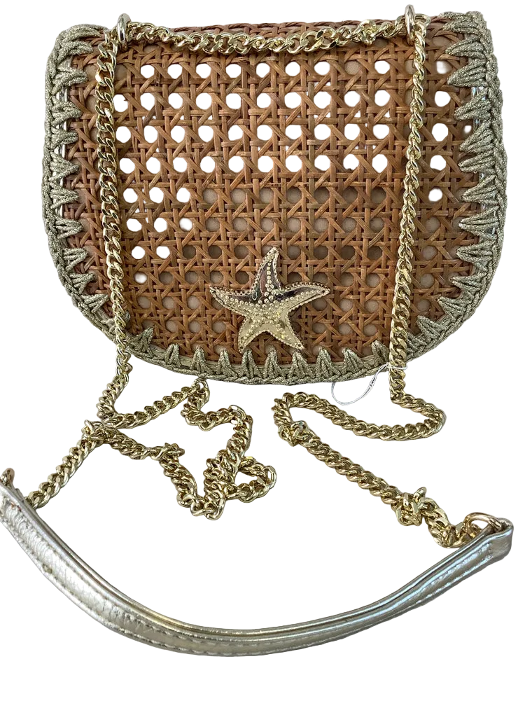 Lilly Pulitzer Tan & Gold Handbags