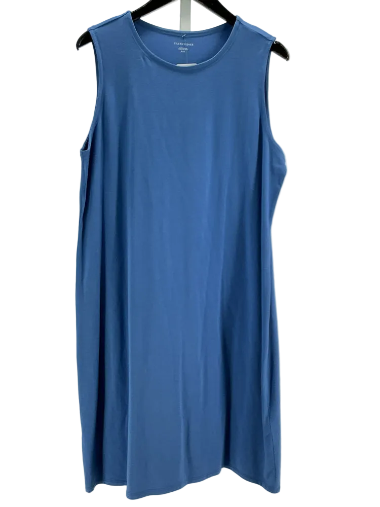 Eileen Fisher Size XL Blue Dress