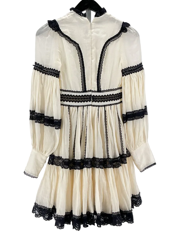 Zimmermann Size 0 White & black Dress
