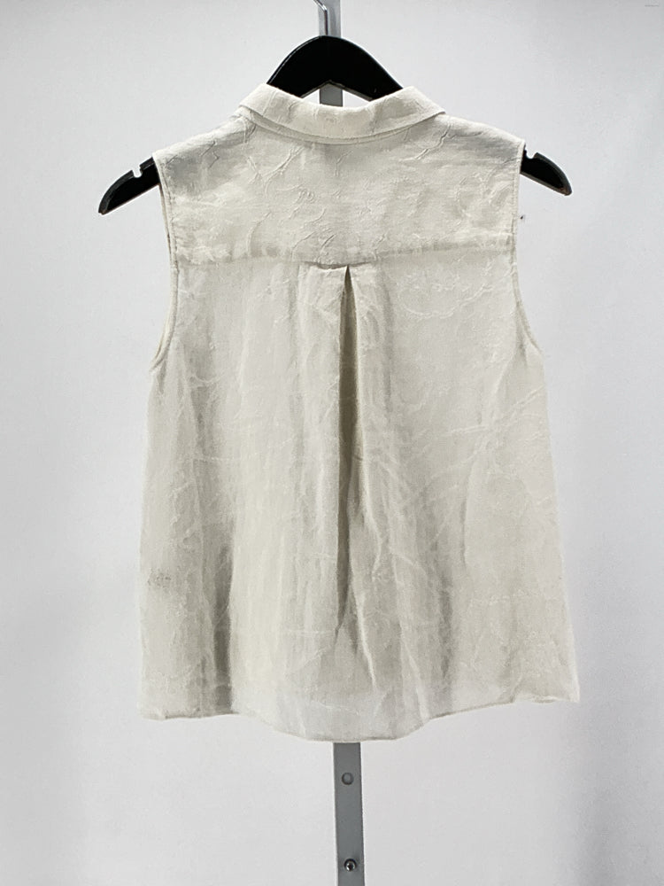 Elie Tahari Size XS Cream Shirt