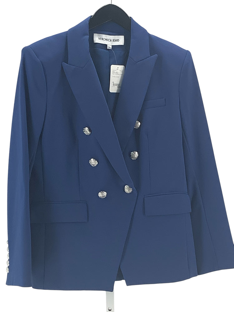 Veronica Beard Size 12 Blue Dickey Blazer