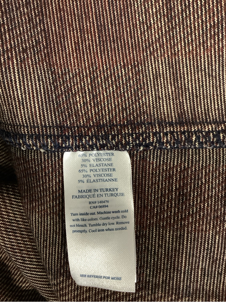 Faherty Size M Navy multi Legend Shirt
