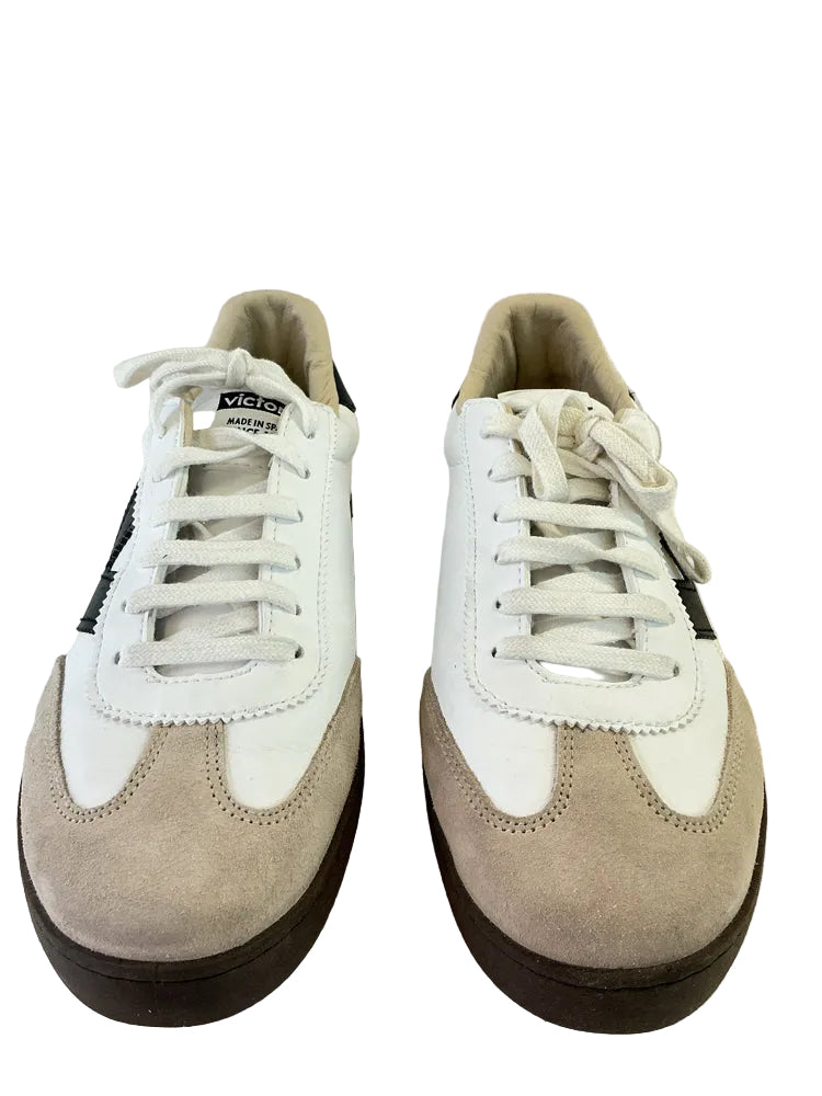 Victoria Shoe Size 8/8.5 White & black Sneakers