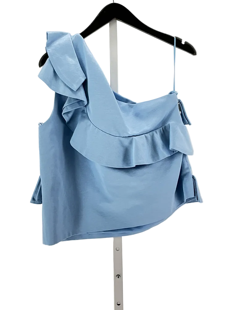 MSGM Size 12 Blue Shirt