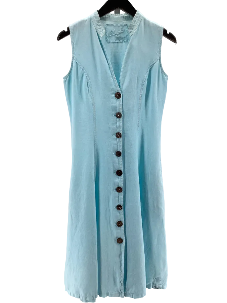 Claudio Milano Size S Blue Dress