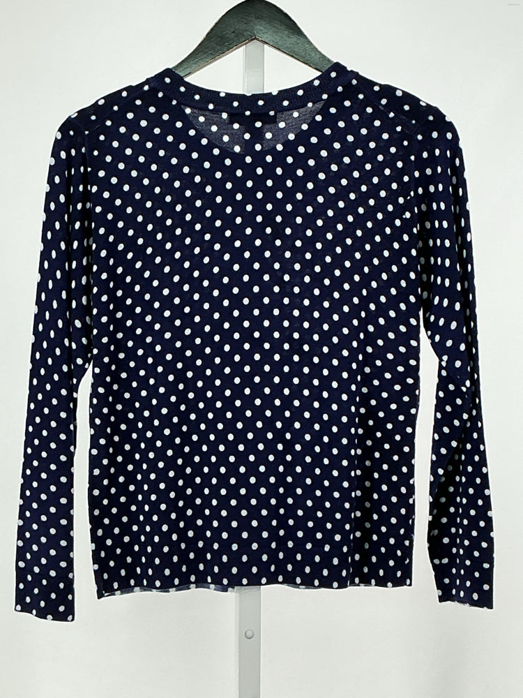 Jcrew Size M Navy & white Cardigan