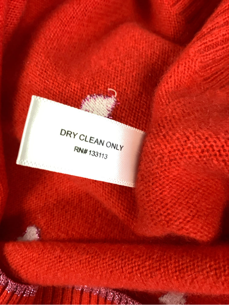 Lisa Todd Size XS Red & Pink Sweater