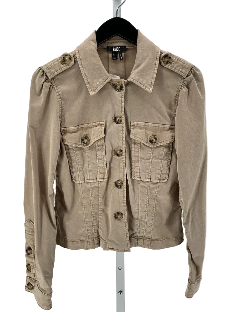 Paige Size XS Tan Jacket