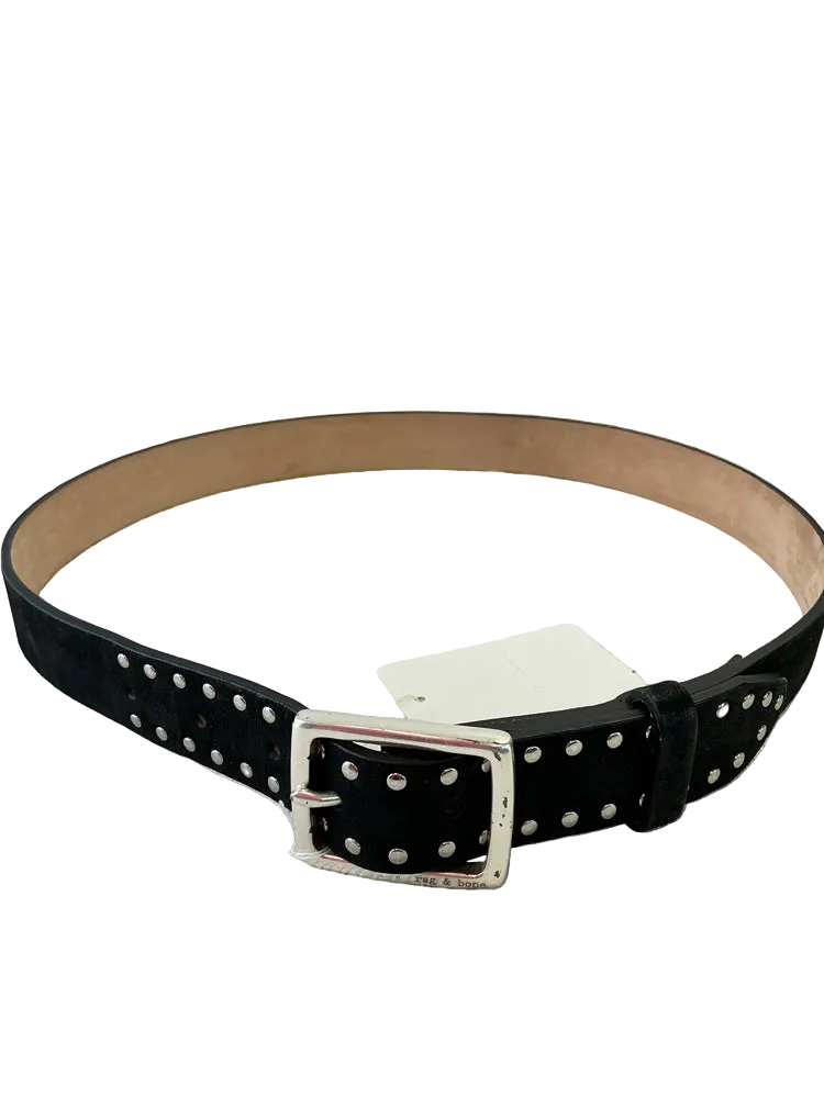 Rag & Bone Black & silver Belt