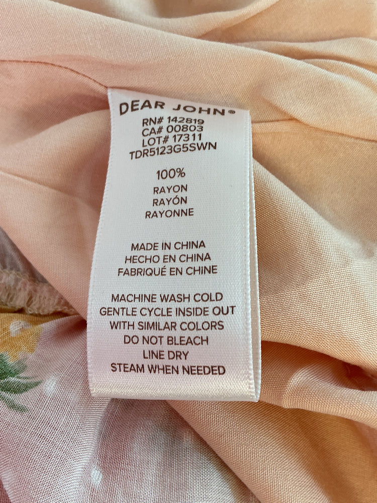 Dear John Size M Pink multi Dress