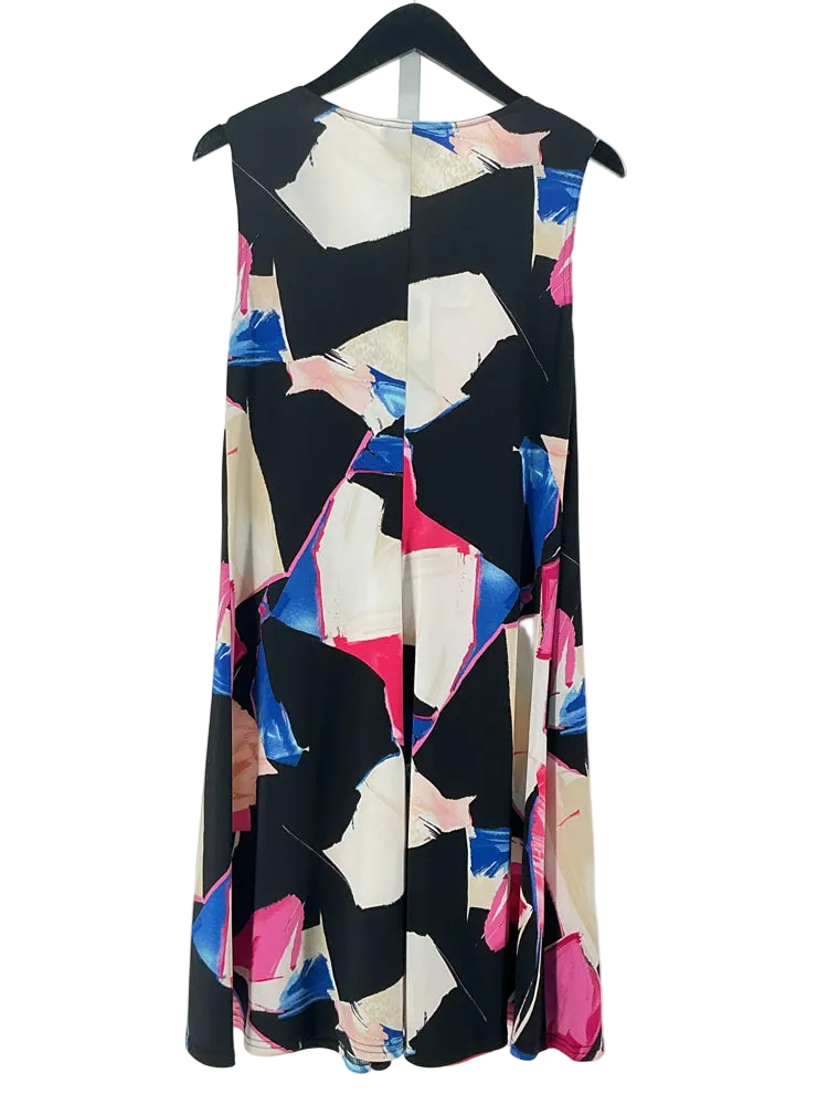 Joseph Ribkoff Size 10 Black multi Dress