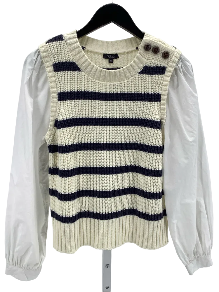 Rails Size M White multi BAMBI Sweater