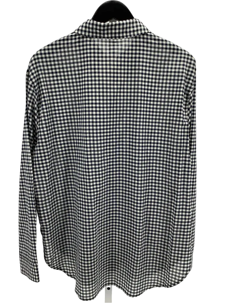 Z supply Size L Navy & white Seaport Shirt