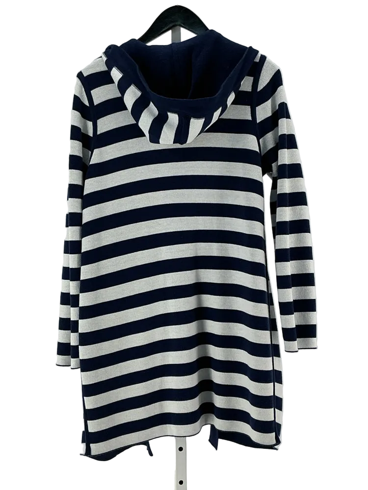 Chico's Size M Navy & white Cardigan