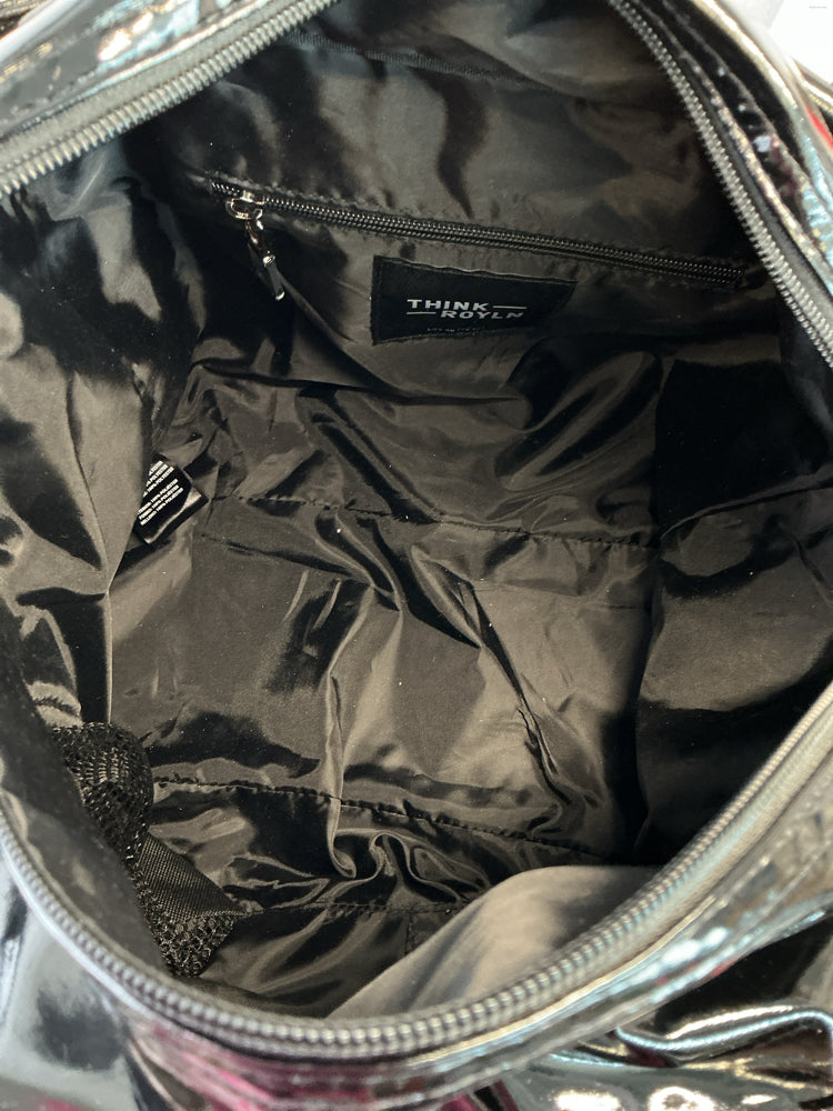 Think Royln Black multi Handbags