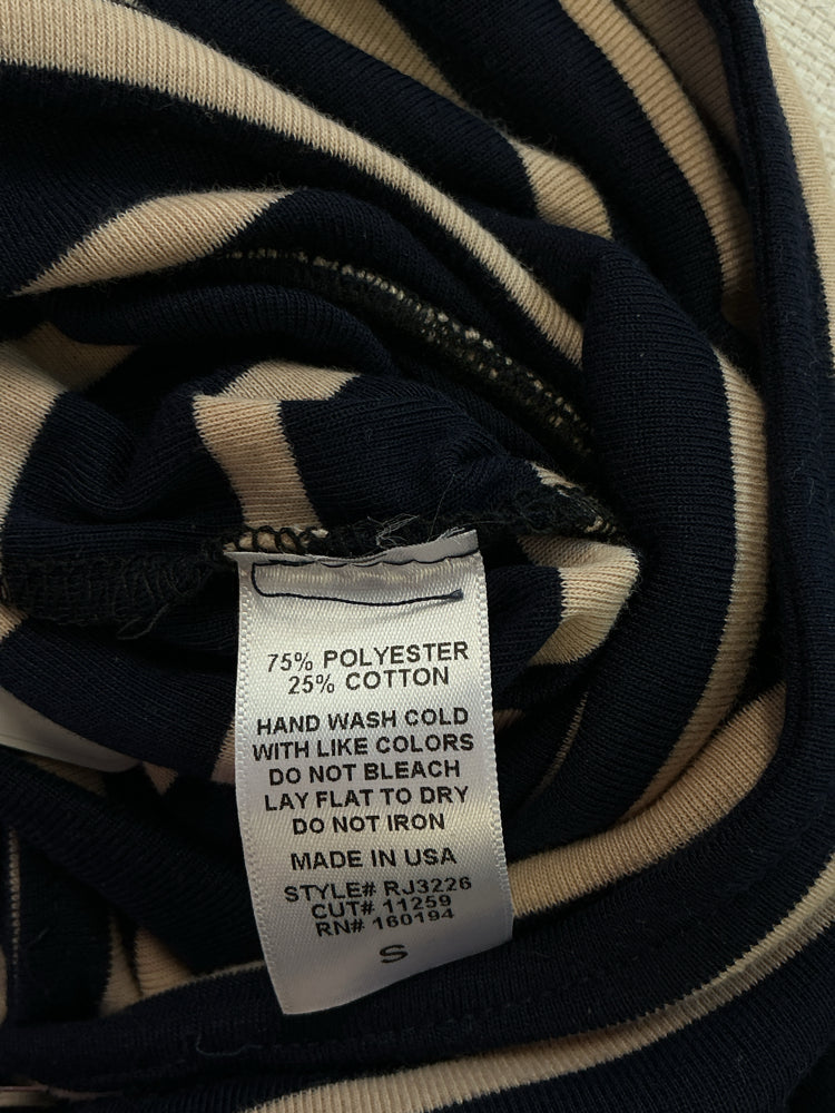 by together Size S Navy & Cream Jumpsuit
