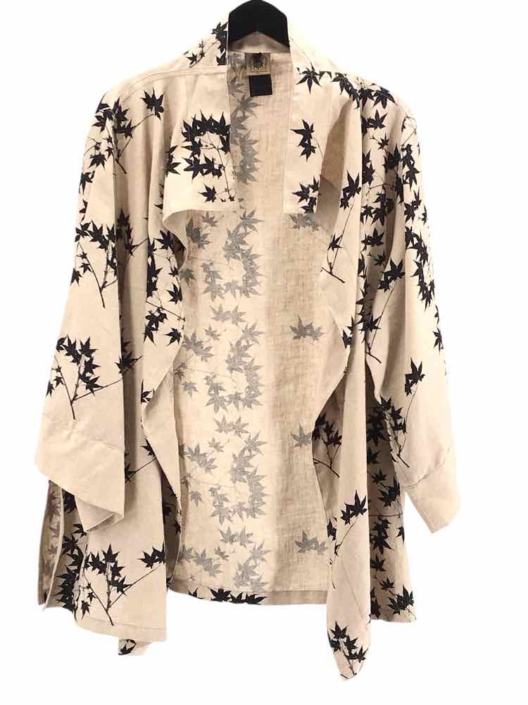 chrzaszcz Size L Tan & Black Cardigan