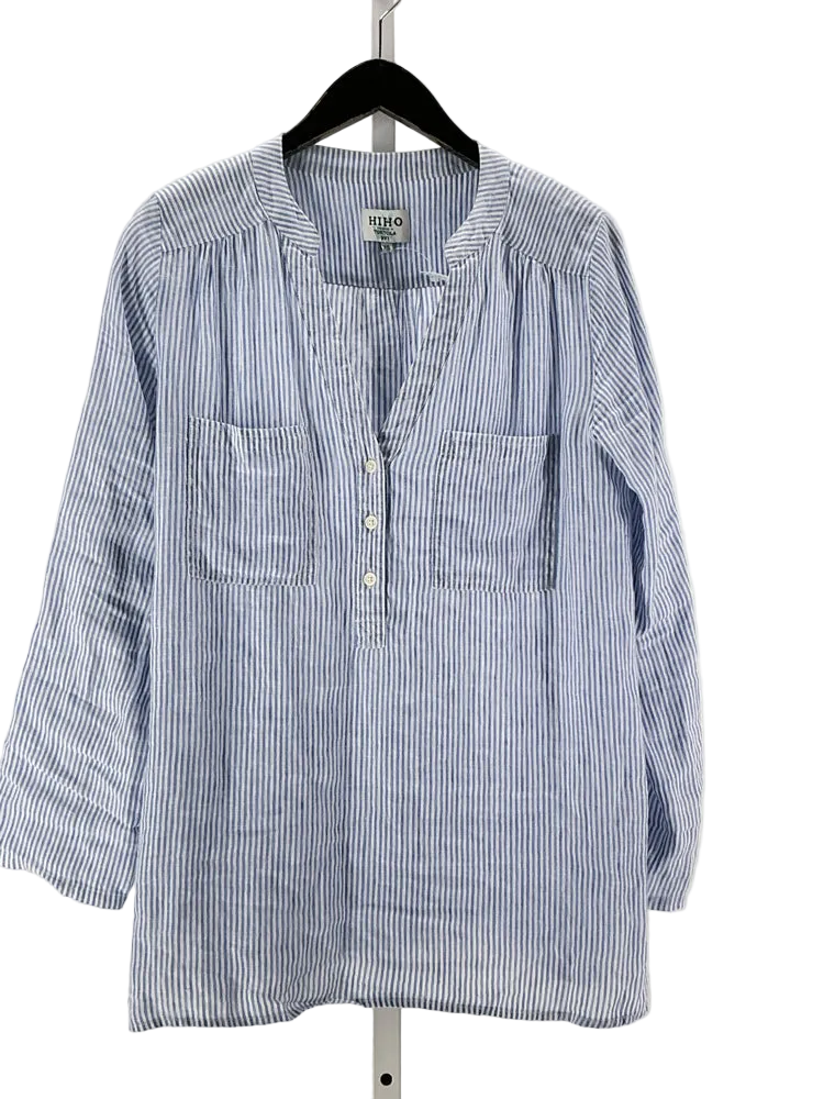 Hiho Size XS Blue & White Shirt